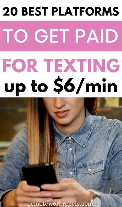 Get Paid to Text (The 20 Best Platforms to Make $50